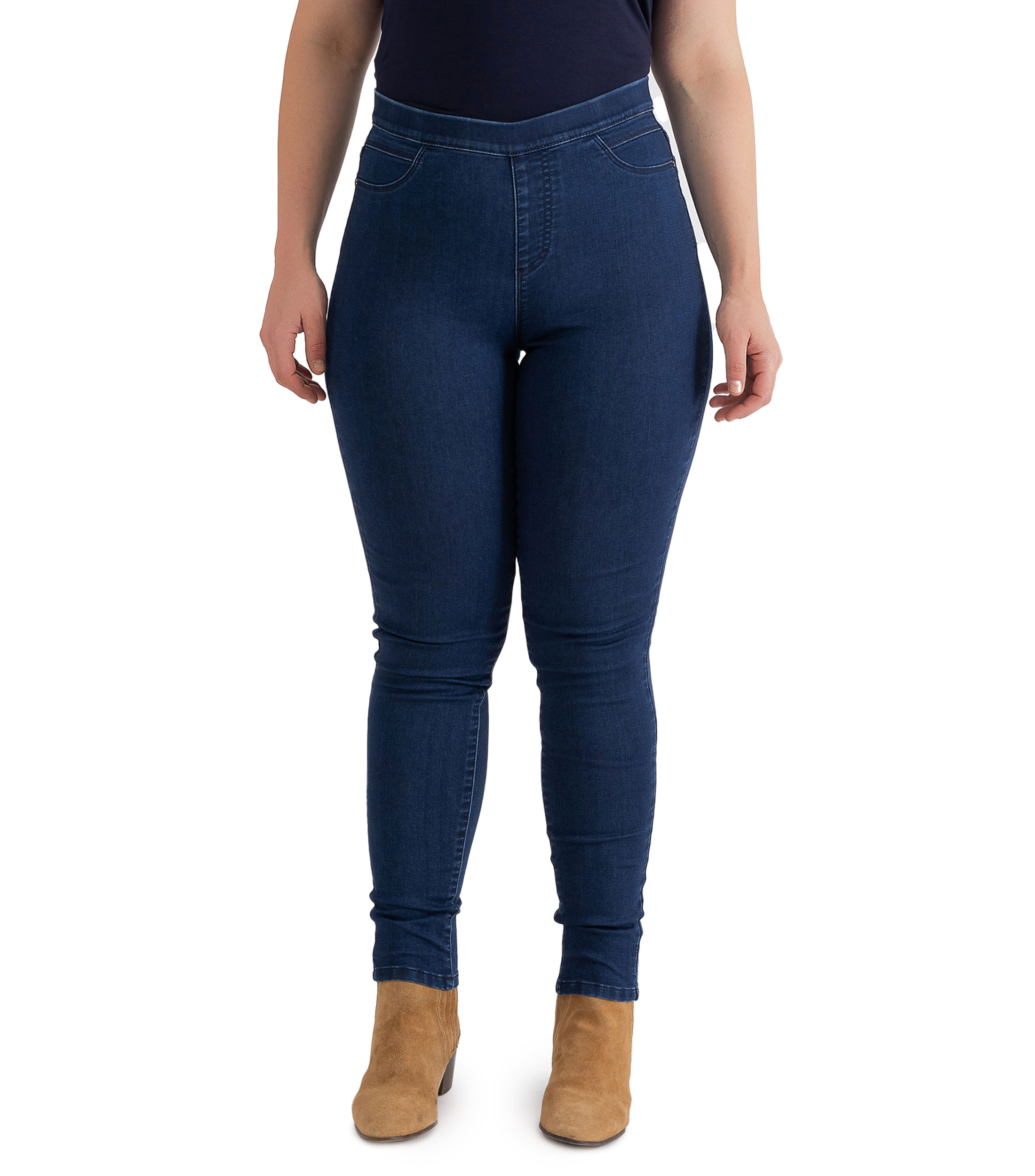 Jeans Para Mujer De Talla Grande, Jeans Ajustados De Cintura Alta, Pantalones De Mezclilla De Talla Grande, Lavado Claro